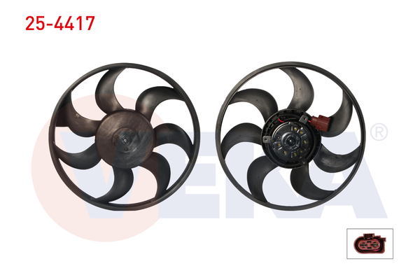 Radyatör Fan ve Motoru  Volkswagen T5 Transporter Kamyonet (7J)(04.2003->2009)  VEKA 25-4417
