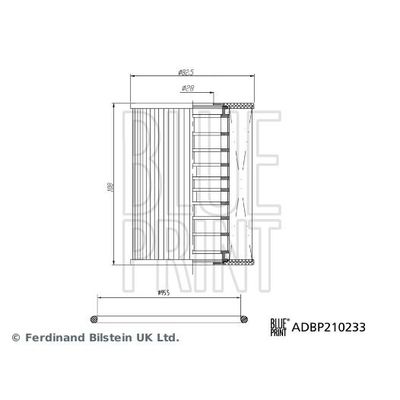 Yağ Filtresi  Porsche Macan (Typ 95BA)(11.2013->)  BLUE PRINT ADBP210233