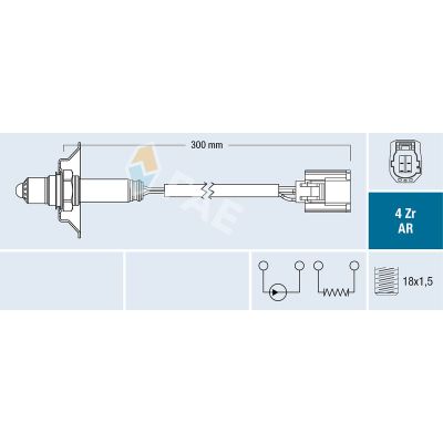 Oksijen (Lambda) Sensörü  FAE 75624