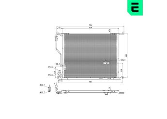 Klima Radyatörü  ERA 667421  2205000254 2205000054 220 500 00 54 2205000154 220 500 01 54 2205000854 220 500 08 54 2205001054 220 500 10 54 2205000654 2205000754 2205000954 A2205000054 A2205000154 A2205000854 A2205001054