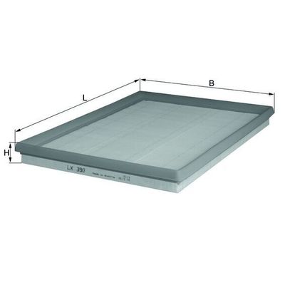 Hava Filtresi  Opel Astra F Van (1991->)  MAHLE LX 390