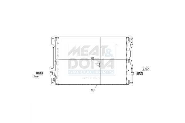 Klima Radyatörü  Volvo S70 Sedan (12.1996->)  VALEO 817675