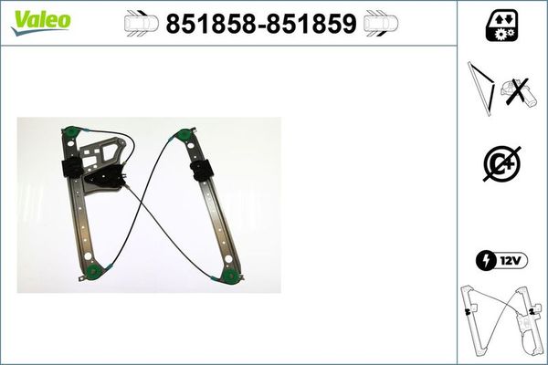 Cam Krikosu Ön Sol VALEO 851858