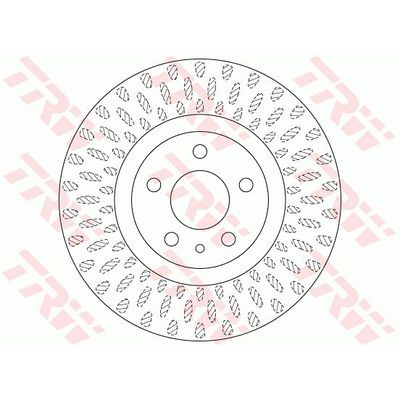 Fren Disk Ayna Ön Sağ ve Sol Fiat 500L (351) Wagon (2017->)  TRW DF6522