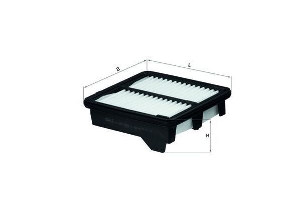 Hava Filtresi  Honda Jazz (GG)(09.2008->)  MAHLE LX 2693