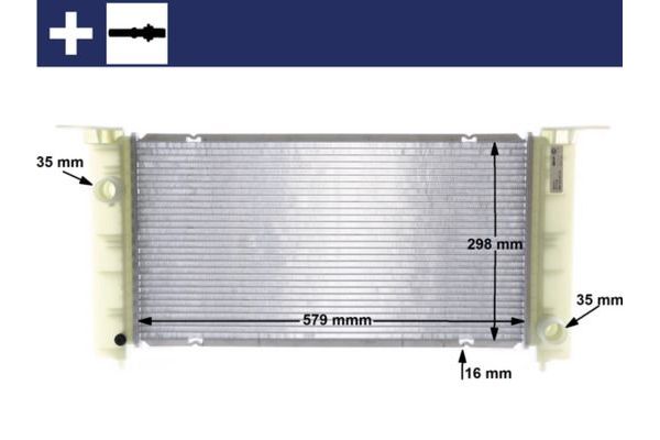 Su Radyatörü  Alfa Romeo Giulietta (191)(2010->)  MAHLE CR 1449 000S