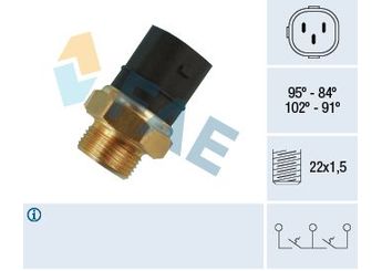 Fan Müşürü  MAHER 24494  1H0959481B 7215818 95VW8B607GA 95VW-8B607-GA TS541 TS-541 TS541T TS-541T 1H0 959 481 B