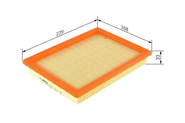 Hava Filtresi  Nissan X-Trail (T31)(03.2007->)  BOSCH F 026 400 222