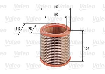 Hava Filtresi  VALEO 585602  144485 1444A7 1444-A7 1444ST 1444-ST 95619726 95658433 95659354 1444-85