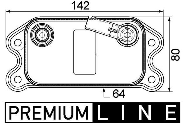 Motor Yağ Soğutucu  Volvo XC70 (04.2007->)  MAHLE CLC 70 000P