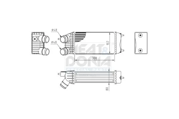 Turbo Radyatörü  Citroen Jumpy (01.2007->)  PSA ORJINAL 0384K4