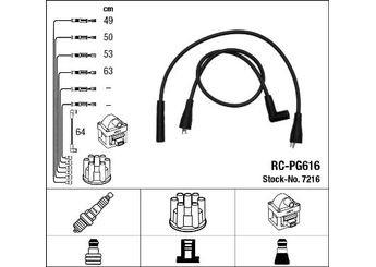 Buji Kablosu  NGK 7216  