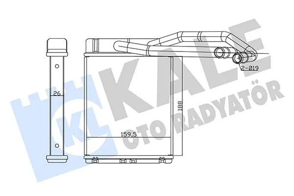 Kalorifer Radyatörü  KALE 360820