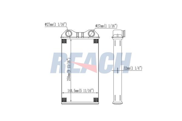 Kalorifer Radyatörü  Opel Vivaro Kamyonet (07.2006->)  KRAFTVOLL 08050088