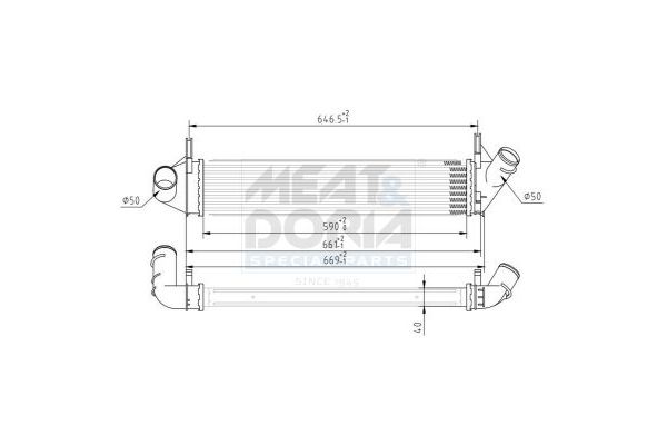 Turbo Radyatörü  ORİS 1500-4835
