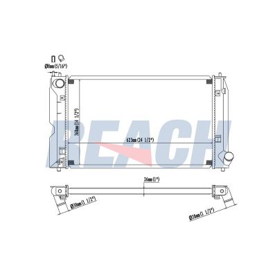 Su Radyatörü  Toyota Corolla Verso (R1)(2004->)  ORİS BHY120016