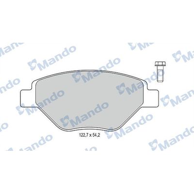 Fren Disk Balata Ön Renault Megane II HB (10.2002->)  MANDO MBF015797