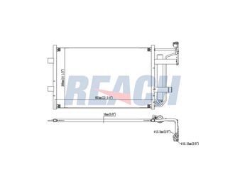 Klima Radyatörü  VALEO 814455  C51361480AC51361480B C51361480A C51361480B
