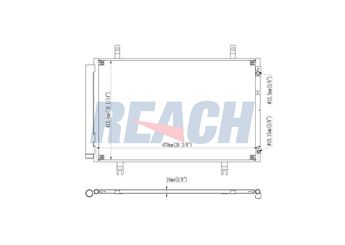 Klima Radyatörü  VALEO 814450  88460502018846050200 8846050200 8846050201 88460-50200 88460-50201