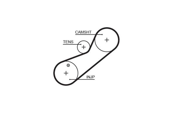 Triger Kayışı  Honda Accord 4 Kapı (CC/CE)(10.1992->)  GATES 5464XS