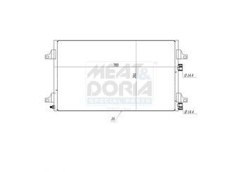 Klima Radyatörü  BOSCH 1 986 AD2 152  8200008763 8200152728