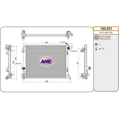 Su Radyatörü  MOBIS 253104P000