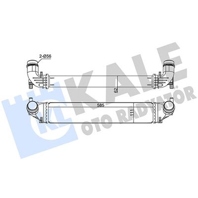 Turbo Radyatörü  Opel Astra K Sports Tourer (10.2015->)  VEKA 42-3224