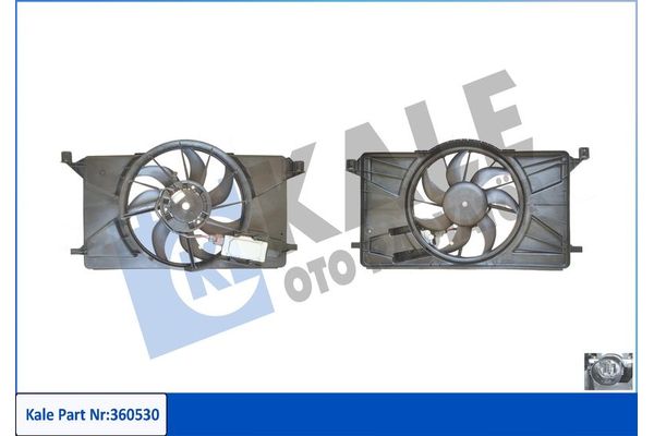 Radyatör Fan ve Motoru  FORD ORJINAL F8V618C607FD