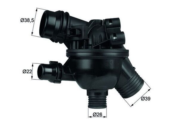 Termostat  BMW 3 Serisi Sedan (E90)(2004->)  MAHLE TM 19 102