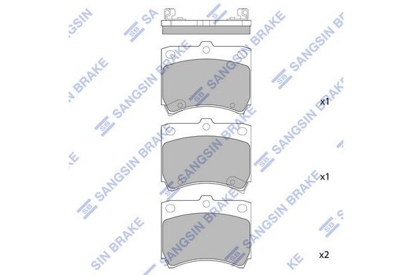Fren Disk Balata Ön SANGSIN SP1049