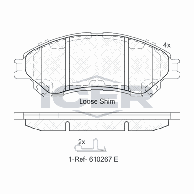 Fren Disk Balata Ön KALE BALATA 25979 168 14 MSH KD13