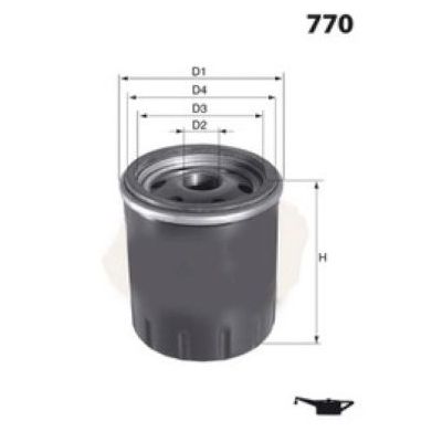 Yağ Filtresi  GRAT 58311