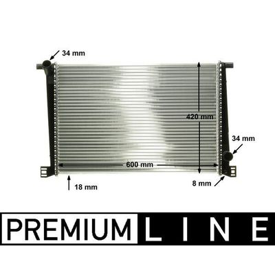 Su Radyatörü  MINI Roadster (R59)(2012->)  MAHLE CR 1123 000P