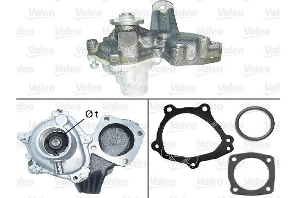 Devirdaim Su Pompası  Fiat Fiorino (255)(01.1994->)  VALEO 506695
