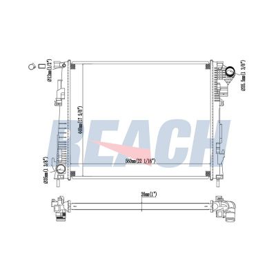 Su Radyatörü  MOTORTEC RNT0695