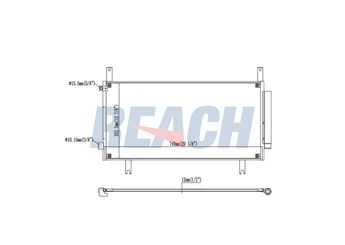 Klima Radyatörü  OEMPARTS 80100TLAA01  80100TLAA01