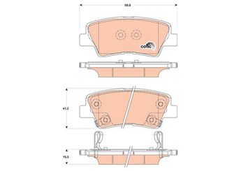 Fren Disk Balata Arka TRW GDB3494  GDB3494 583020AA10 58302-0AA10 583021RA30 58302-1RA30 583022EA31 58302-2EA31 583022HA51 58302-2HA51 583022KA00 58302-2KA00 583022KA10 58302-2KA10 583022TA60 58302-2TA60 583023FA01 58302-3FA01 583023FA11 58302-3FA11 583023KA31 58302-3KA31 583023KA35 58302-3KA35 583023KA62 58302-3KA62 583023KA63 58302-3KA63 583023LA10 58302-3LA10 583023LA20 58302-3LA20 583023QA10 58302-3QA10 583023ZA70 58302-3ZA70 58302A6A30 58302-A6A30 58302B4A30 58302-B4A30 58302D3A70 58302-D3A70 58302G2A60 58302-G2A60 58302G7A40 58302-G7A40 583223FA01 583024QA00 58302B5A30 58302C3A10 583021WA35 58302-1WA35 583022TA40 58302-2TA40 583022TA70 58302-2TA70 583021WA35DS 583021WA35-DS 583022XA00 48413341A0 48413350D0 48413370B0