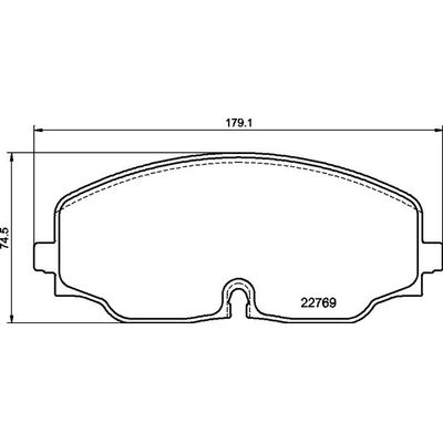 Fren Disk Balata Ön BREMBO P 85 176