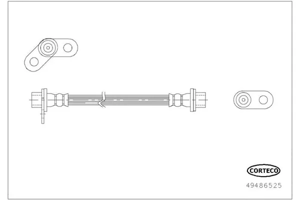 Fren Hortumu Arka Sağ veya Sol BRAXIS AH0909