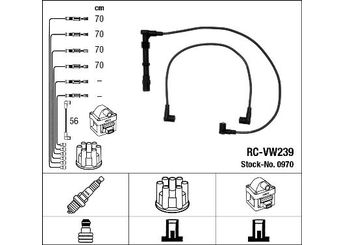 Buji Kablosu  NGK 0970  T089B T103C