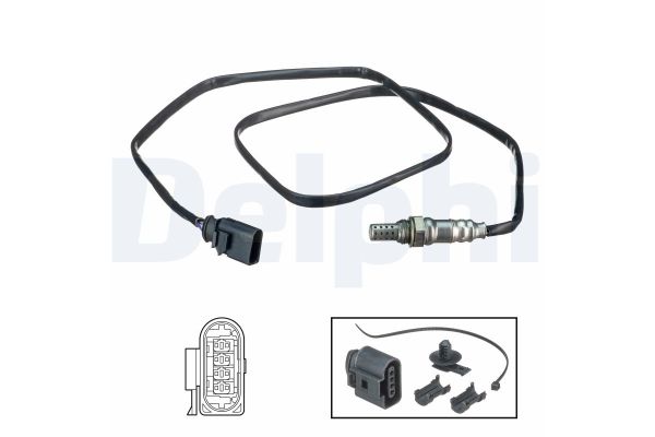 Oksijen (Lambda) Sensörü  Audi A3 Sportback (8PA)(09.2004->)  DELPHI ES20524-12B1