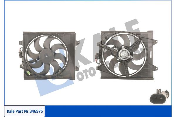 Radyatör Fan ve Motoru  KALE 346975