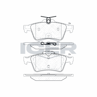 Fren Disk Balata Arka Peugeot 508 SW (10.2010->)  PSA ORJINAL 1647875980