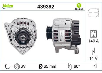 Alternatör  VALEO 439392  78903016AB 78903018A 78903018AX 078903016AB 78903016AC 078903016AC 078903018AX