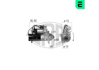 Marş Dinamosu  ERA 220553  M8T55779 M008T55579 M008T55579AM M008T55779 M8T55779AM 3594614