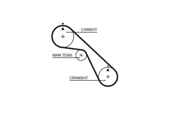 Triger Kayışı  Opel Monterey (1992->)  GATES 5530XS