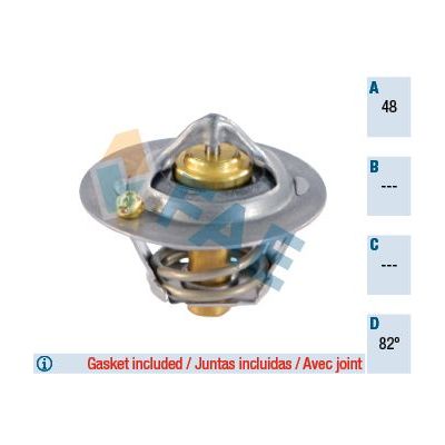Termostat 82 °C  Ford Puma (CCE)(06.1997->)  MAHER 20234