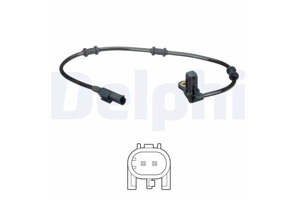 Abs Sensörü Arka Sağ veya Sol Mercedes ML -Serisi (BM 163)(09.1997->)  DELPHI SS20593