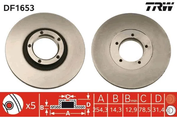 Fren Disk Ayna Ön Sağ ve Sol SWAPP 43009
