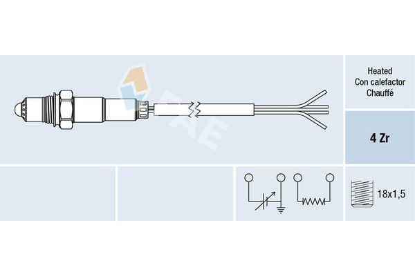 Oksijen (Lambda) Sensörü  BOSCH 0 258 003 108